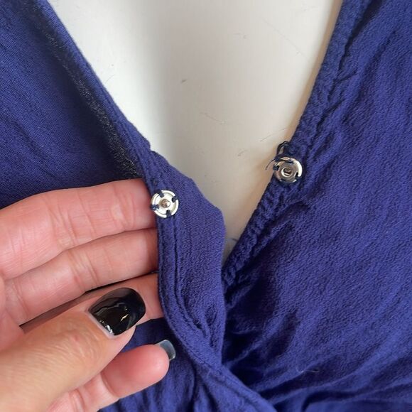 VICI Silvianna Plaid Waist Tie Romper Size Medium - Picture 5 of 16